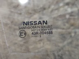 Nissan Tiida C11 Pagrindinis priekinių durų stiklas (keturdurio) 