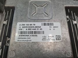 Mercedes-Benz B W245 Moottorin ohjainlaite/moduuli A2661538479