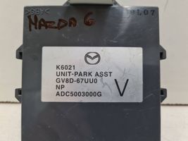 Mazda 6 Pysäköintitutkan (PCD) ohjainlaite/moduuli GV8D67UU0