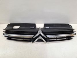 Citroen C5 Front bumper upper radiator grill 9636751980