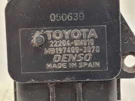 Toyota Corolla Verso E121 Ilmamassan virtausanturi 222040N010