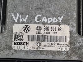 Volkswagen Caddy Calculateur moteur ECU 03G906021AR