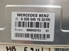 Mercedes-Benz E W211 Piekares vadības bloks A0365451532