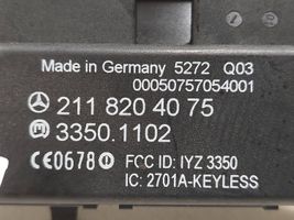 Mercedes-Benz E W211 Centralina/modulo keyless go 2118204075