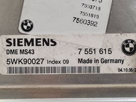 BMW X5 E53 Moottorin ohjainlaite/moduuli 7551615