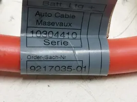 BMW 5 GT F07 Câble de batterie positif 9217035