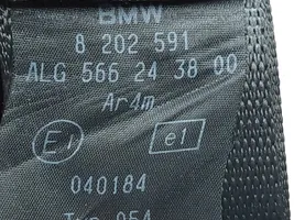 BMW 3 E46 Takaistuimen turvavyö 8202591