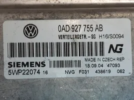 Volkswagen Touareg I Centralina scatola del differenziale 0AD927755AB