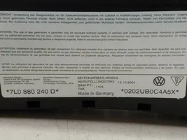 Volkswagen Touareg I Sēdekļa drošības spilvens 7L0880240D