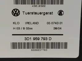 Volkswagen Touareg I Etuoven ikkunan nostomoottori 3D1959793D