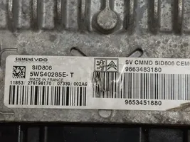 Citroen C3 Блок управления двигателя 9663483180