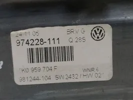 Volkswagen PASSAT B6 Takaoven ikkunan nostomoottori 1K0959704F