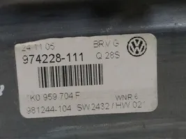 Volkswagen PASSAT B6 Asa reguladora de la puerta trasera 1K0959704F