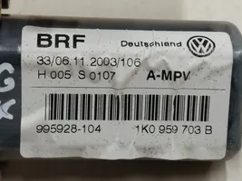 Volkswagen Touran I Moteur de lève-vitre de porte arrière 1K0959703B