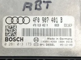 Audi A6 S6 C6 4F Dzinēja vadības bloks 4F0907401B