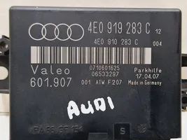 Audi A8 S8 D3 4E Unité de commande, module PDC aide au stationnement 4E0919283C