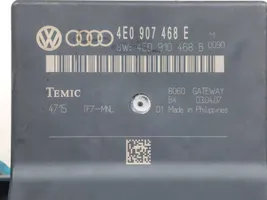 Audi A8 S8 D3 4E Moduł sterowania Gateway 4E0907468E