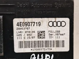 Audi A8 S8 D3 4E Hälytyksen ohjainlaite/moduuli 4E0907719