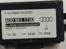 Audi A6 S6 C5 4B Sterownik / Moduł alarmu 4D0951173D