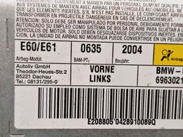 BMW 5 E60 E61 Poduszka powietrzna Airbag drzwi przednich 6963021