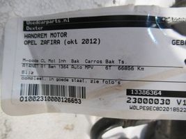 Opel Zafira C Module de commande de frein à main 1338636