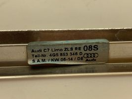 Audi A6 C7 Garniture vitre latérale arrière 4G5853346D