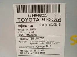 Toyota Yaris Écran d'affichage supérieur 861400D220