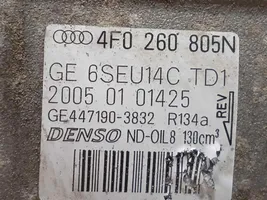Audi A6 S6 C6 4F Ilmastointilaitteen kompressorin pumppu (A/C) 4F0260805N