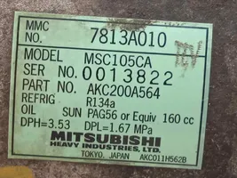 Mitsubishi Grandis Compressore aria condizionata (A/C) (pompa) 7813A010