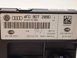 Audi A6 S6 C6 4F Muut ohjainlaitteet/moduulit 4F0907289D