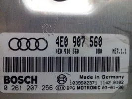 Audi A8 S8 D3 4E Moottorin ohjainlaite/moduuli 4E0907560