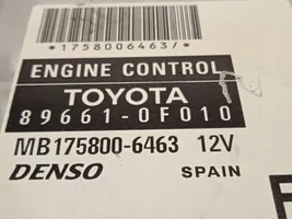 Toyota Corolla Verso AR10 Centralina/modulo del motore 896610F010