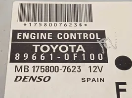 Toyota Corolla Verso AR10 Centralina/modulo del motore 896610F100