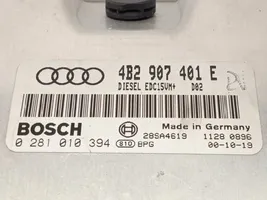 Audi A6 Allroad C5 Moottorin ohjainlaite/moduuli 4B2907401E
