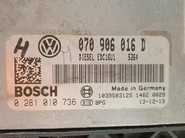 Volkswagen Touareg I Moottorin ohjainlaite/moduuli 070906016D