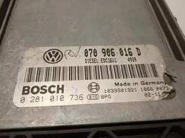 Volkswagen Touareg I Calculateur moteur ECU 070906016D