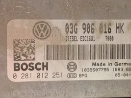 Volkswagen Touran I Sterownik / Moduł ECU 03G906016HK