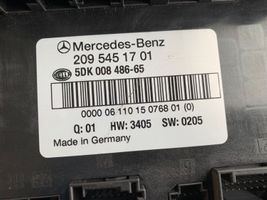 Mercedes-Benz CLK A209 C209 Boîte à fusibles A2095451701