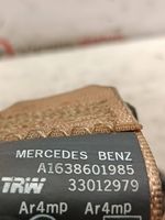 Mercedes-Benz ML W163 Saugos diržas priekinis A1638601985