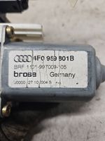 Audi A6 S6 C6 4F Priekinis varikliukas langų pakėlėjo 4F0959801B