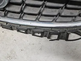 Opel Astra H Grille calandre supérieure de pare-chocs avant 