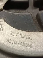 Toyota Avensis T250 Etupuskurin ylempi jäähdytinsäleikkö 531140d060