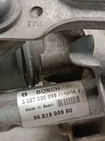 Citroen C6 Mechanizm i silniczek wycieraczek szyby przedniej / czołowej 9661995980