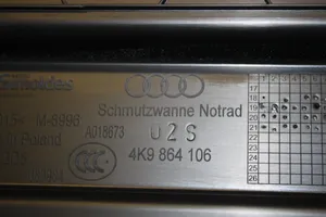 Audi A6 S6 C8 4K Tavaratilan kaukalon tekstiilikansi 4K9864106