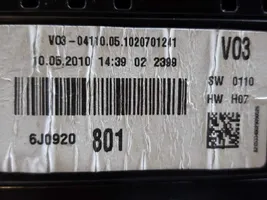 Seat Ibiza IV (6J,6P) Compteur de vitesse tableau de bord 6J0920801