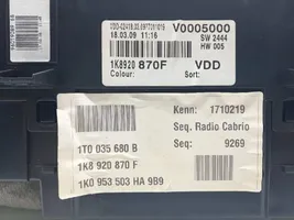 Volkswagen Scirocco Licznik / Prędkościomierz 1K8920870FX