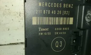 Mercedes-Benz E W211 Centralina cancello 