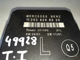 Mercedes-Benz CLK AMG A208 C208 Unité de commande portail 2038206526