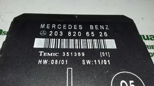 Mercedes-Benz CLK AMG A208 C208 Jednostka sterująca bramą 2038206526