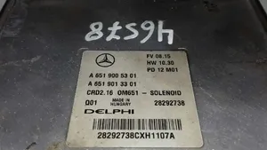 Mercedes-Benz E W212 Unité de commande, module ECU de moteur A6519005601